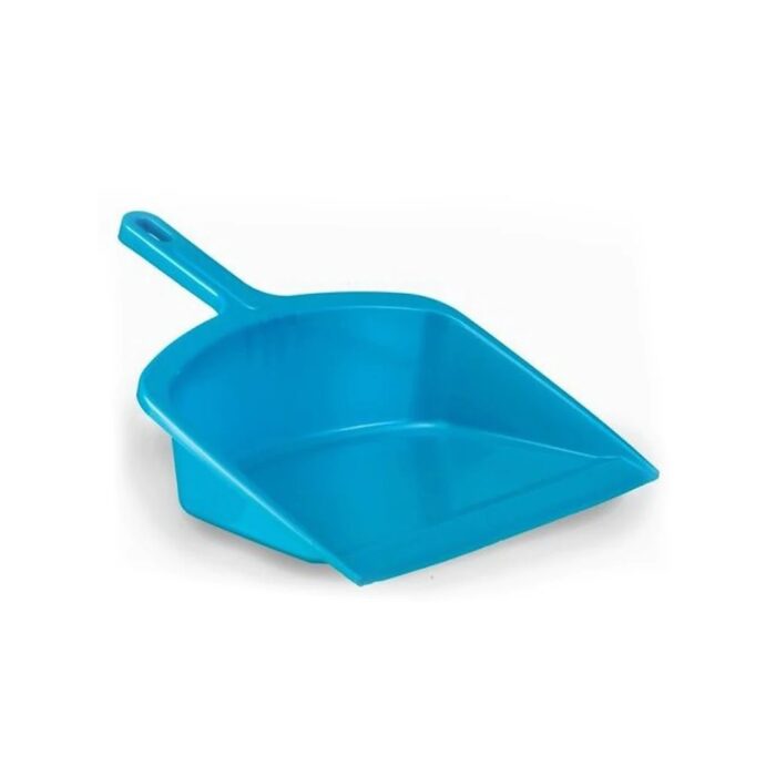 Plastic Dustpan with Handle for Floor Cleaning (Multi Color) - High Quality Plastic - 1015 - BULKMART - 01