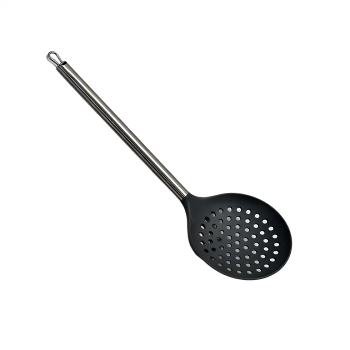 Silicone Coated Skimmer & Strainer Spoon for Non Sticking Cooking - 2056 -  BULKMART - BULKMART - Online Shop for House Hold Items