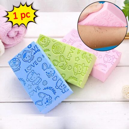 Dry, Dead Skin Removal Soft Body Exfoliating Sponge, Body Scrubber - 4036 - BULKMART - 01