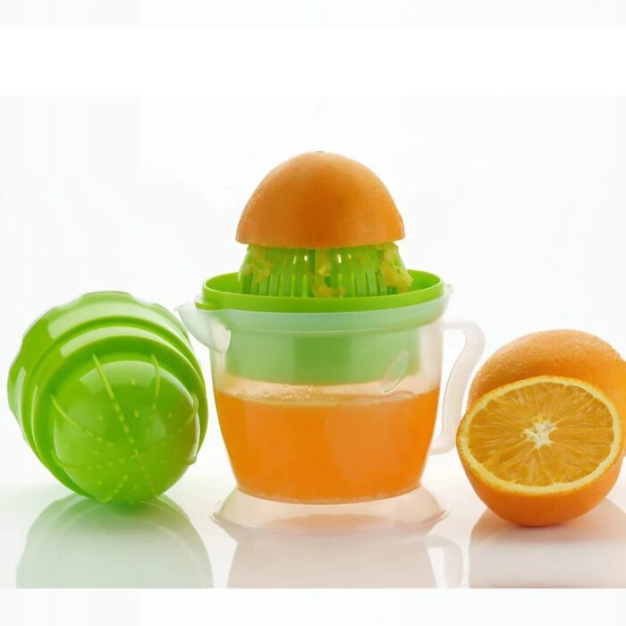 Hand Operated Orange Juicer with Squeezer & Bottom Bowl - Made of Plastic - 2504 - BULKMART - 01