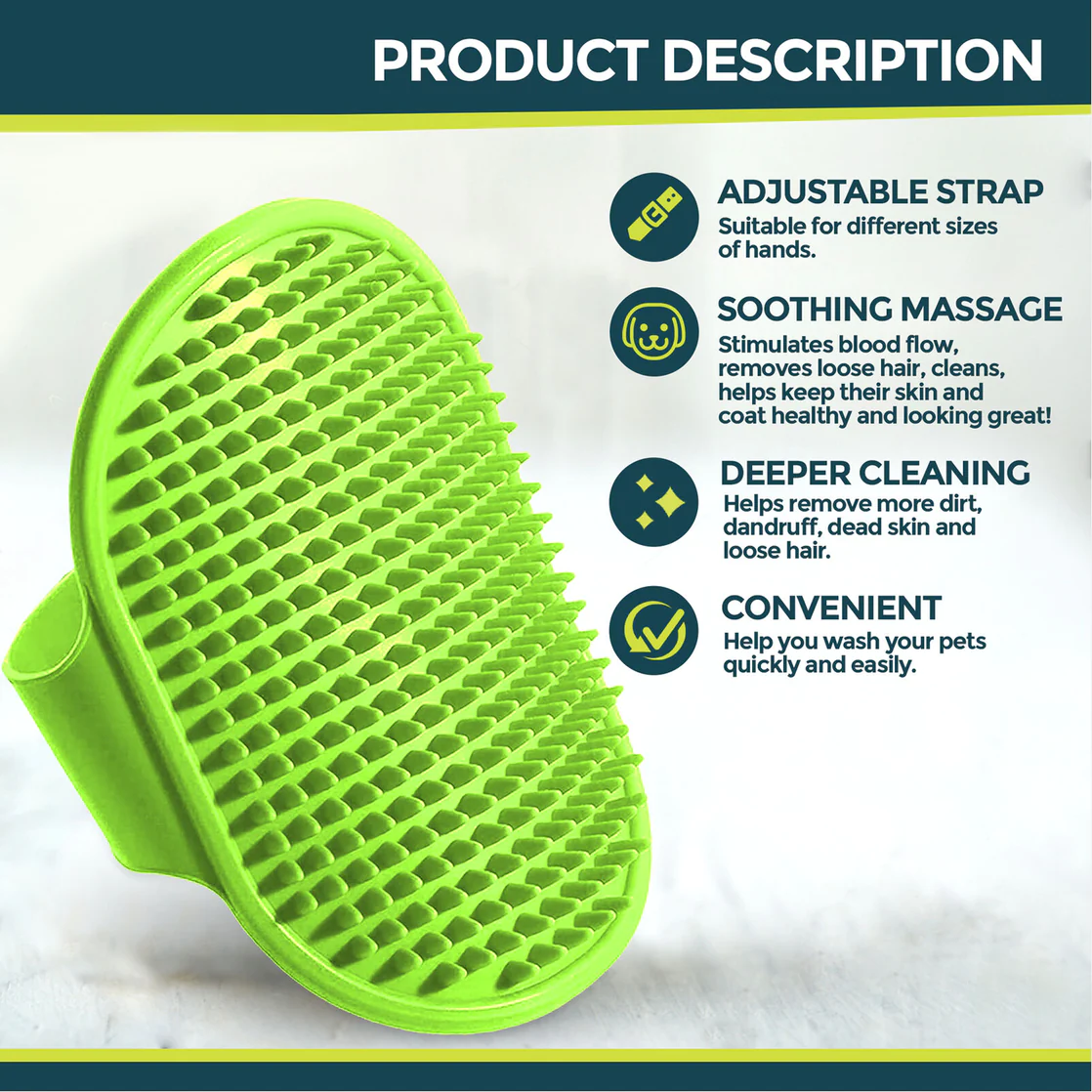 Keep Your Pet Clean and Healthy with Dog Pet Bath Grooming Brush