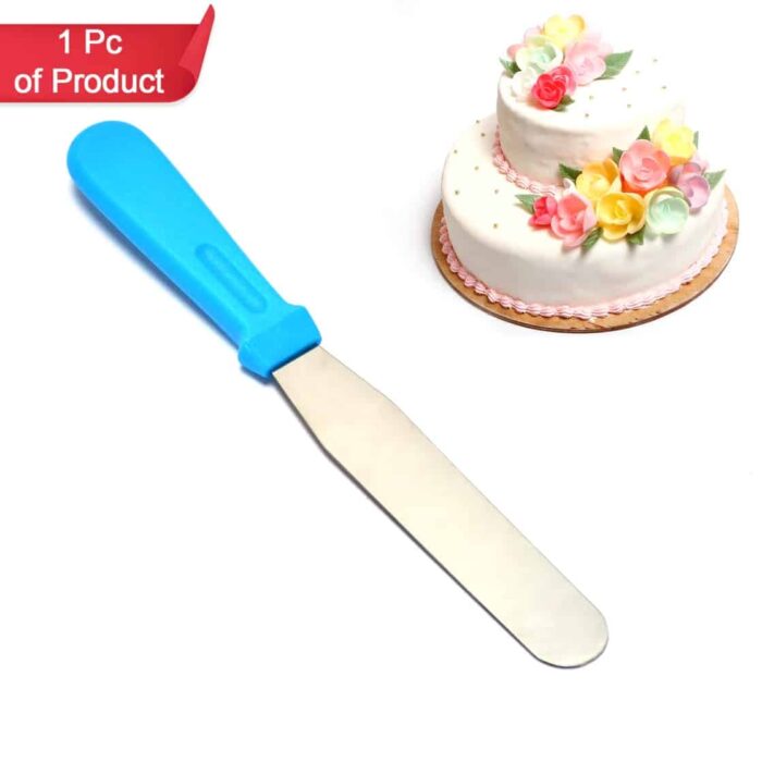 Stainless Steel Cake Palette Knife, Icing Spatula for Smoothening & Scrapping - 2809 - BULKMART - 01