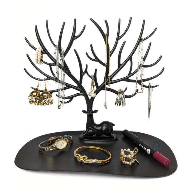 Deer Head Shape, Tree Jewelry Organizer Display Stand, Accessories, Earring, Necklace Organizer - 4206-1